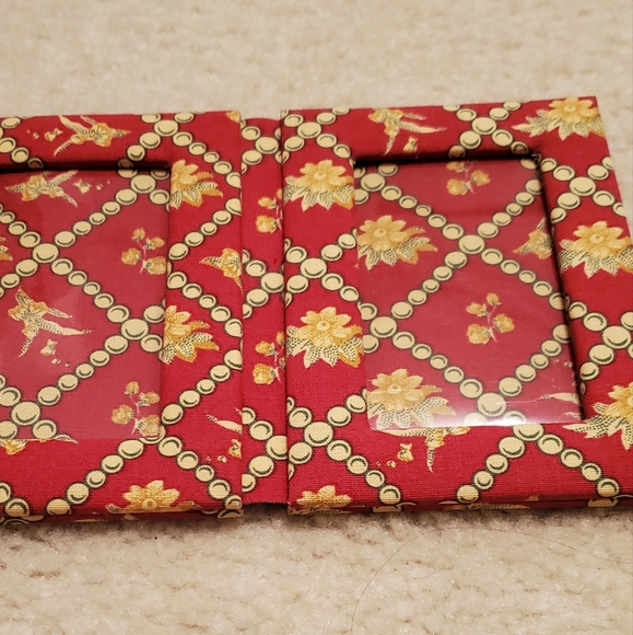 Rare Pierre Deux French Toile Country Red Double Photo Frame NWOT - Picture 13 of 13